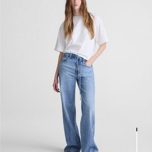 Madewell the ultimate wide leg jean in airy denim 31